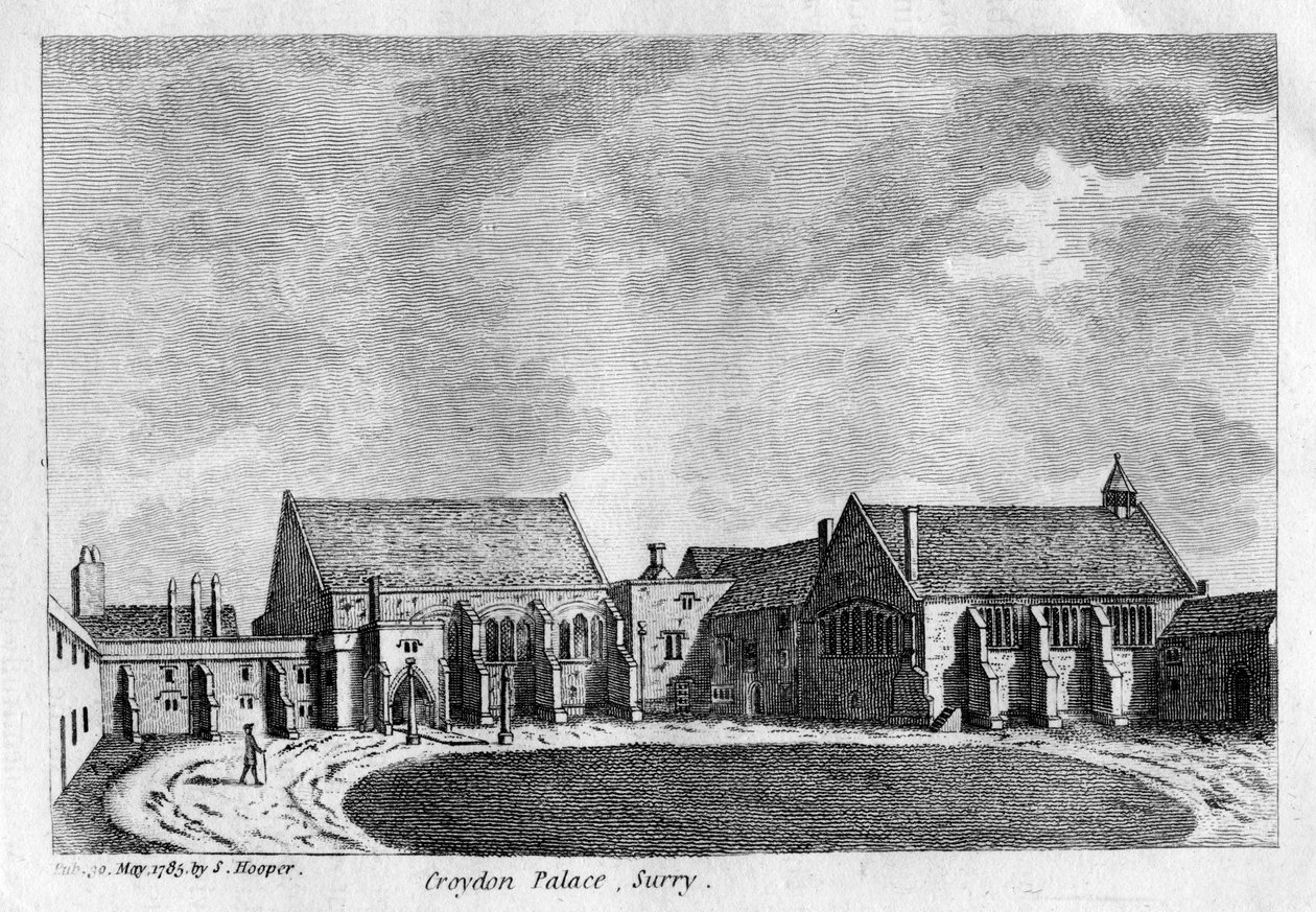 Croydonský palác, Surrey, 1785 od Unbekannt