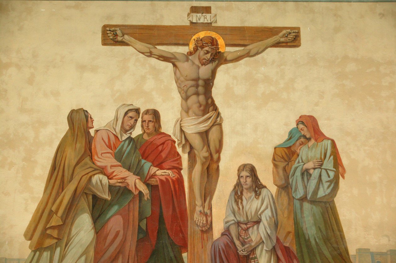 Ukřižování. Kostel Saint-Didier Voreppe Francie od Unbekannt