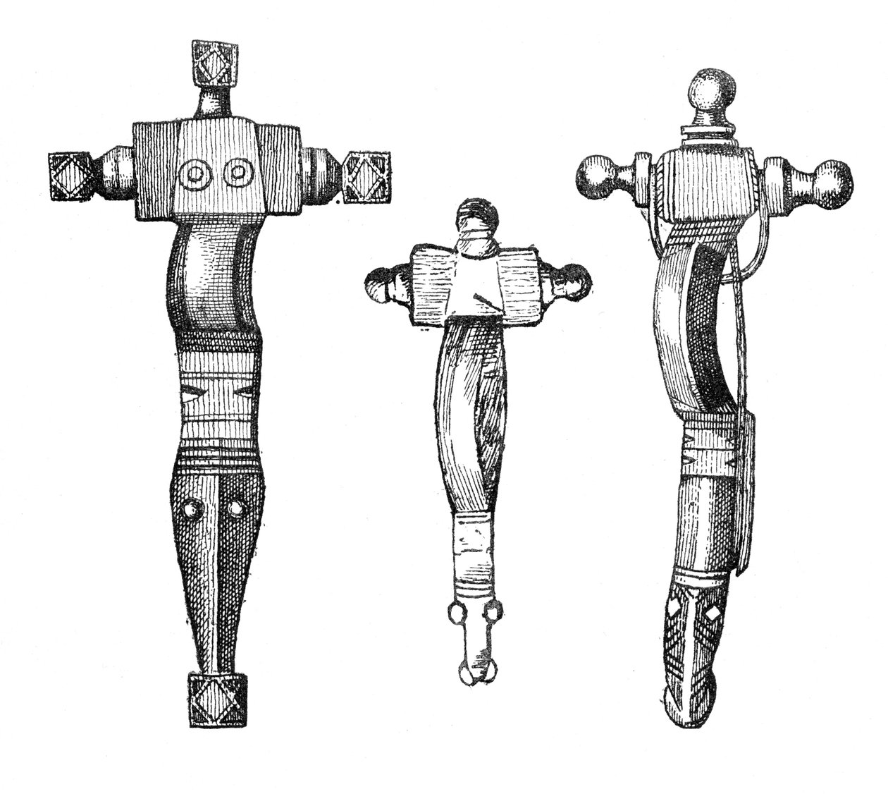 Křížové fibuly, 1893 od Unbekannt