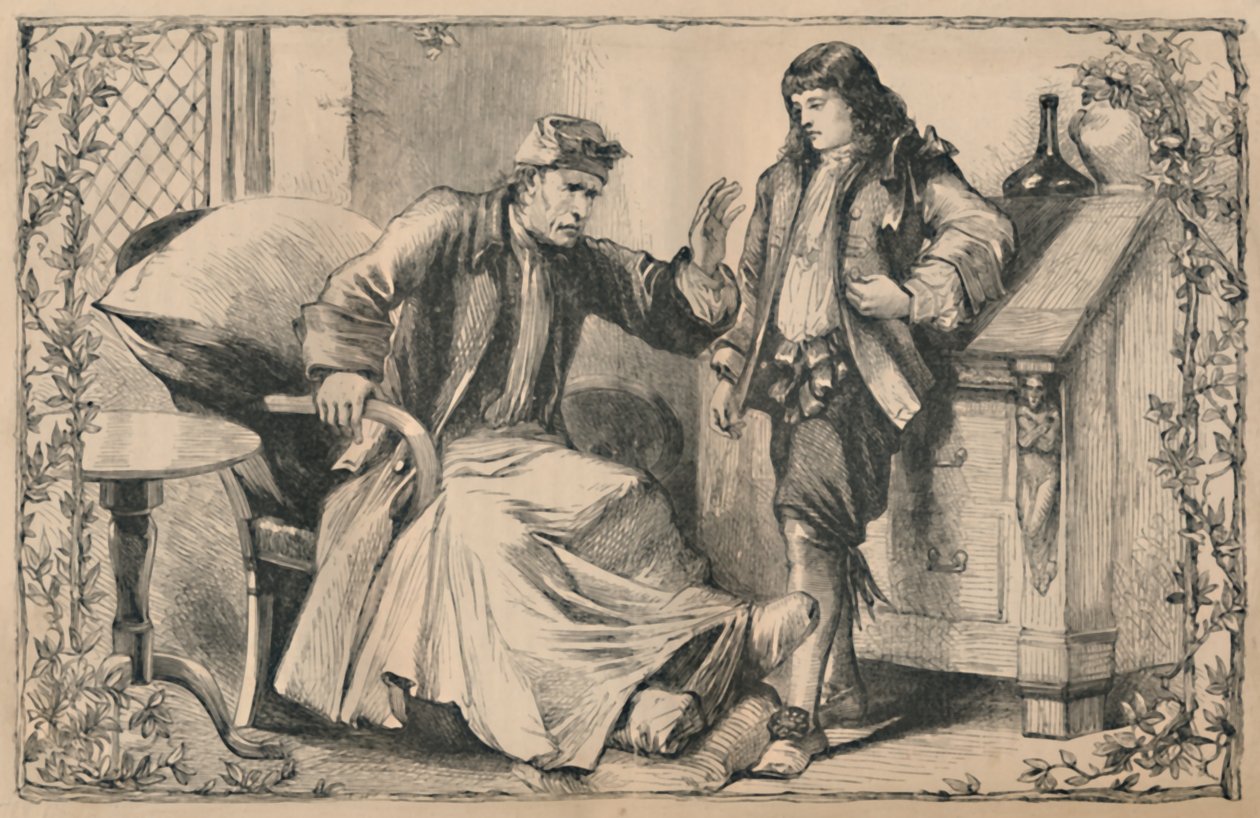 Crusoe na doporučení svého otce, c1870 od Unbekannt