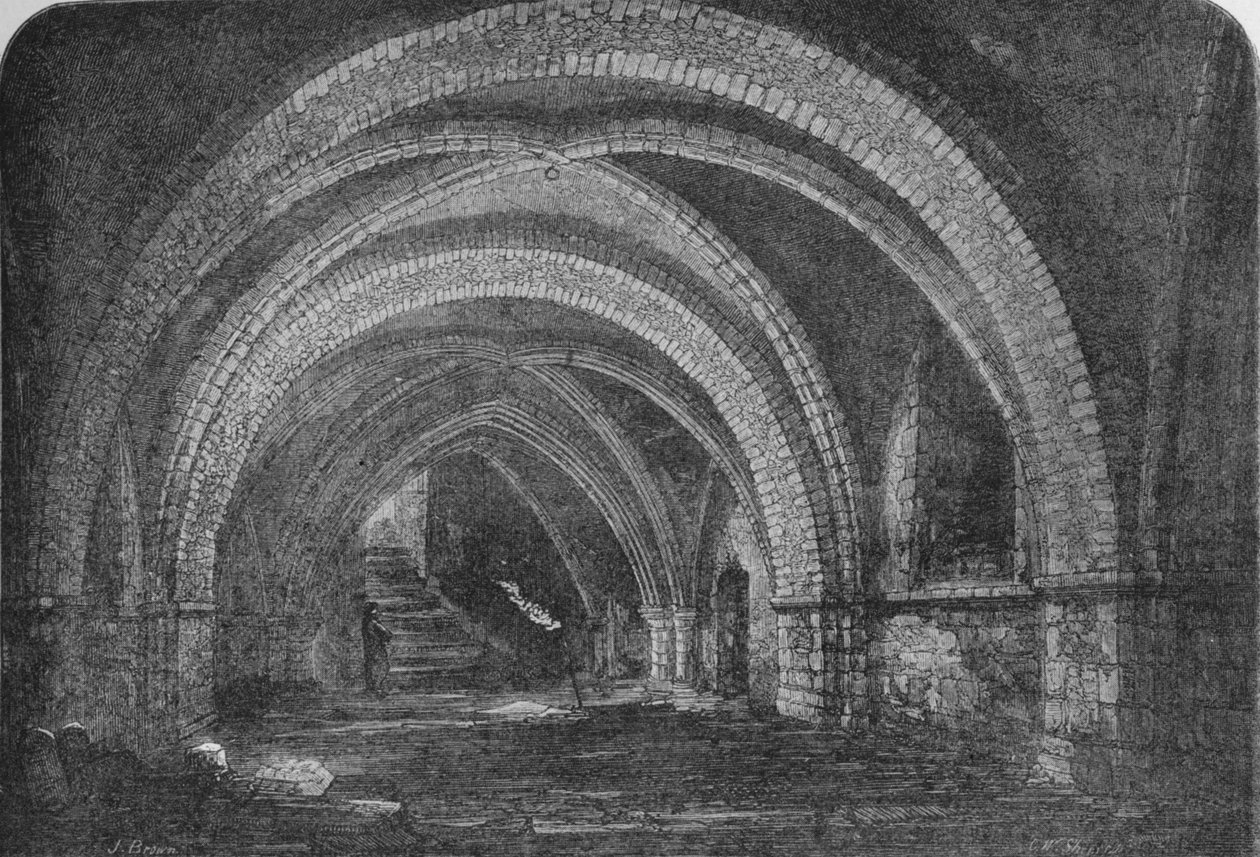 Crypt of St Johns Church, Clerkenwell, London 1878 1906 od Unbekannt