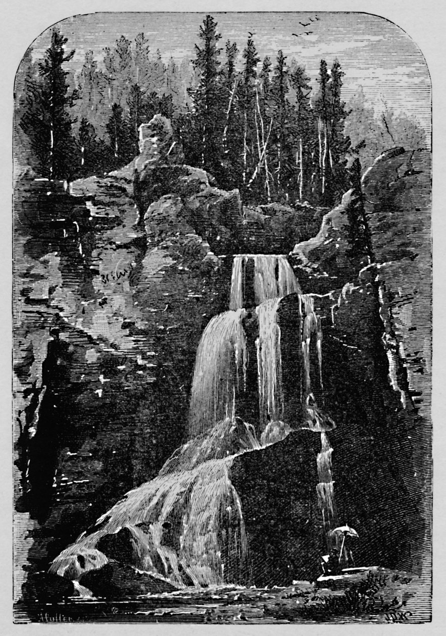 Crystal Falls, 1883 od Unbekannt