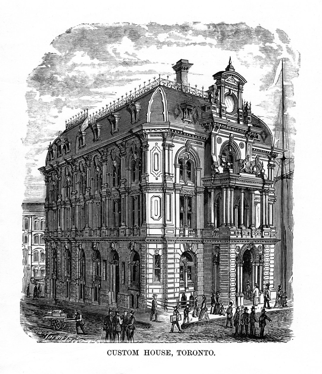 Custom House, Toronto, Ontario, Kanada, 19. století od Unbekannt