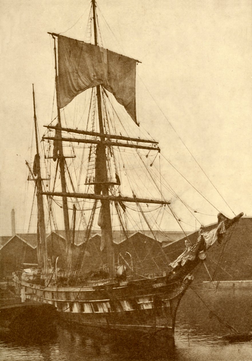 Cutty Sark, slavný starý čínský střihač, který překonal všechny rychlostní rekordy v sedmdesátých a osmdesátých letech od Unbekannt