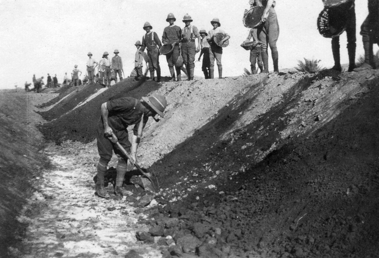 D Company, pracovní skupina 15 RWR, poblíž Bagdádu, 1918 od Unbekannt