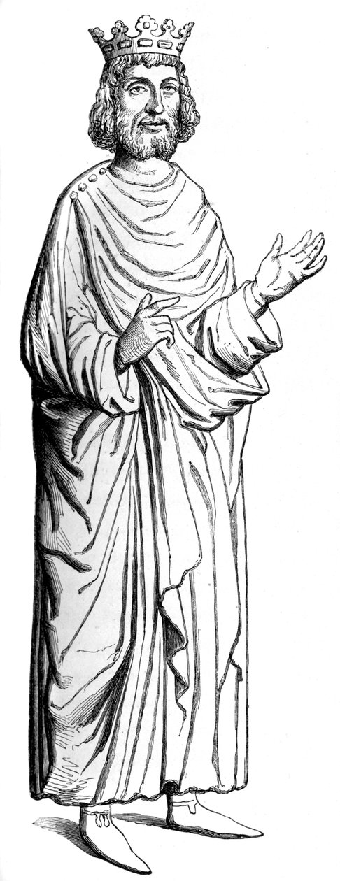 Dagobert I 603-689, merovejský král, 16. století 1849 od Unbekannt