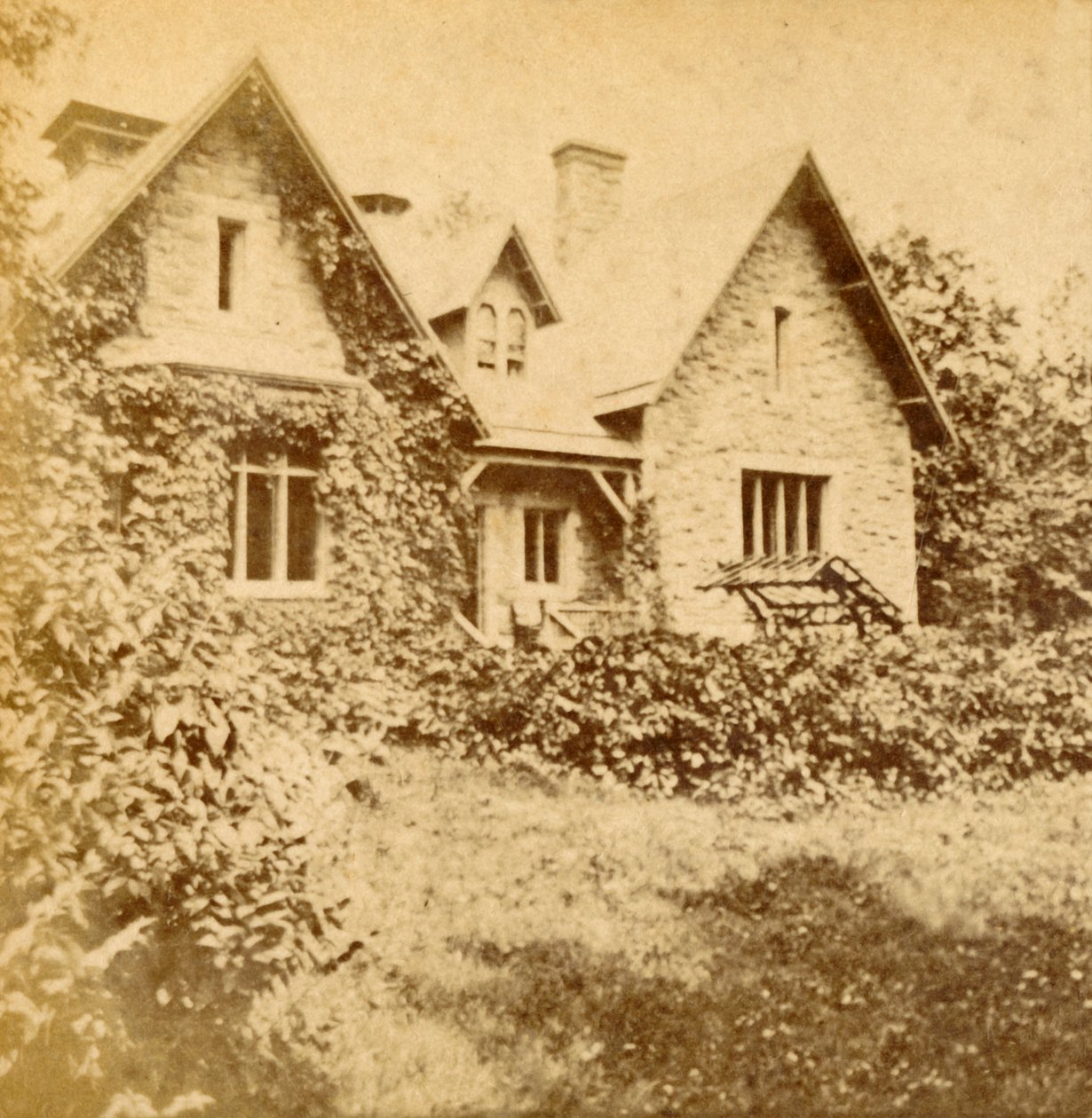 Dairy Cottage, Prospect Park, Brooklyn, NY, 80. léta 19. století. od Unbekannt