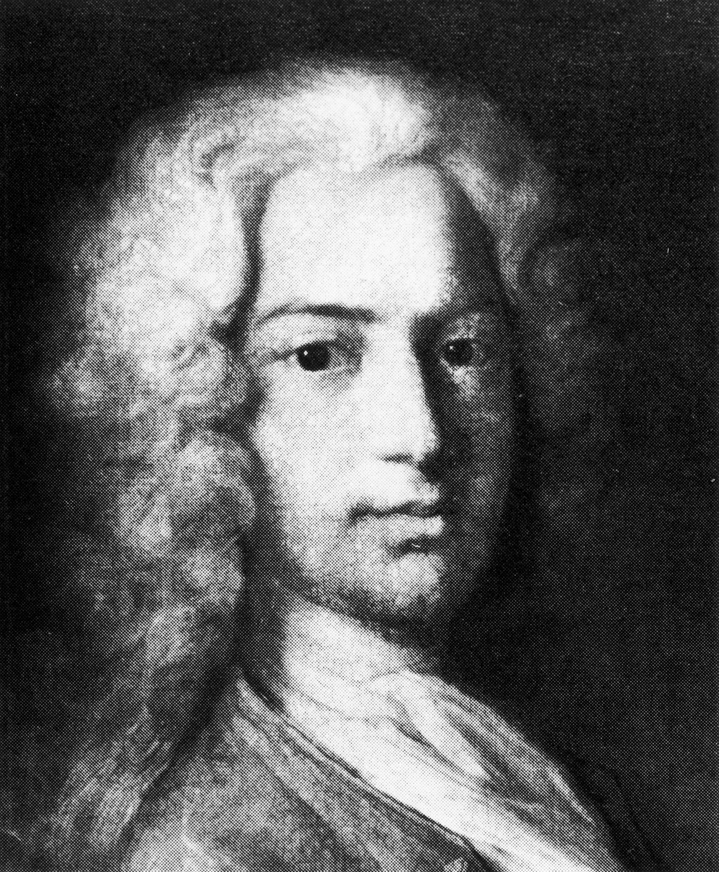 Daniel Bernoulli, švýcarský matematik, počátek 18. století od Unbekannt