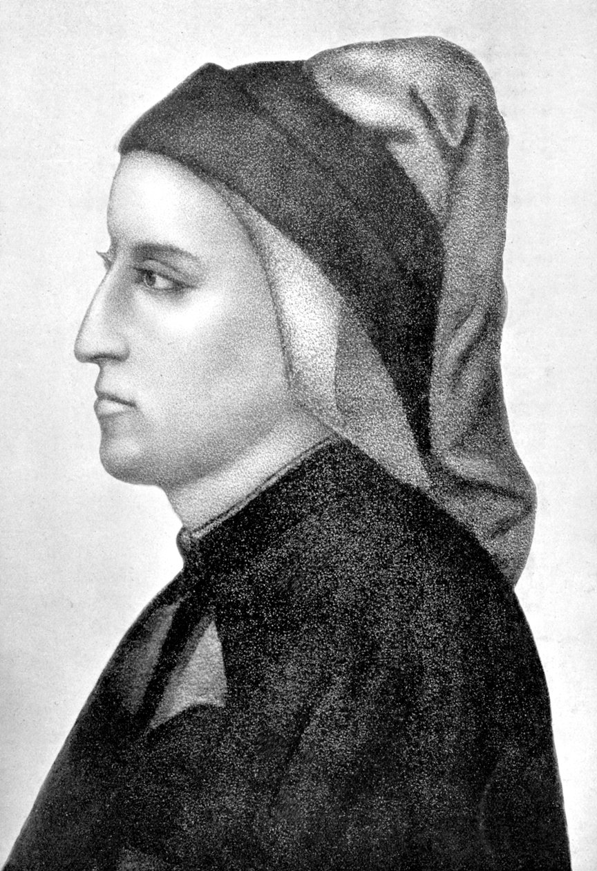 Dante Alighieri, italský florentský básník, 1903 od Unbekannt