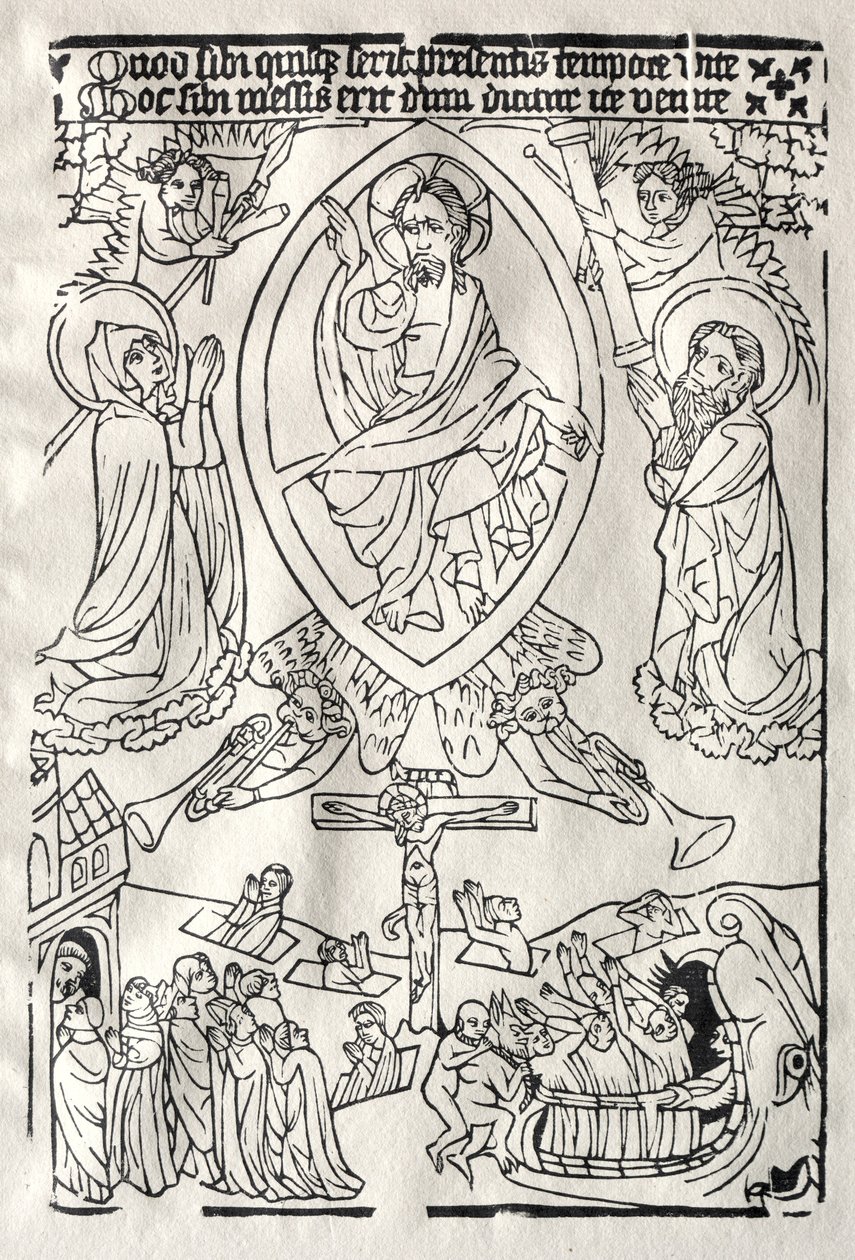 Poslední soud, c. 1430. od Unbekannt