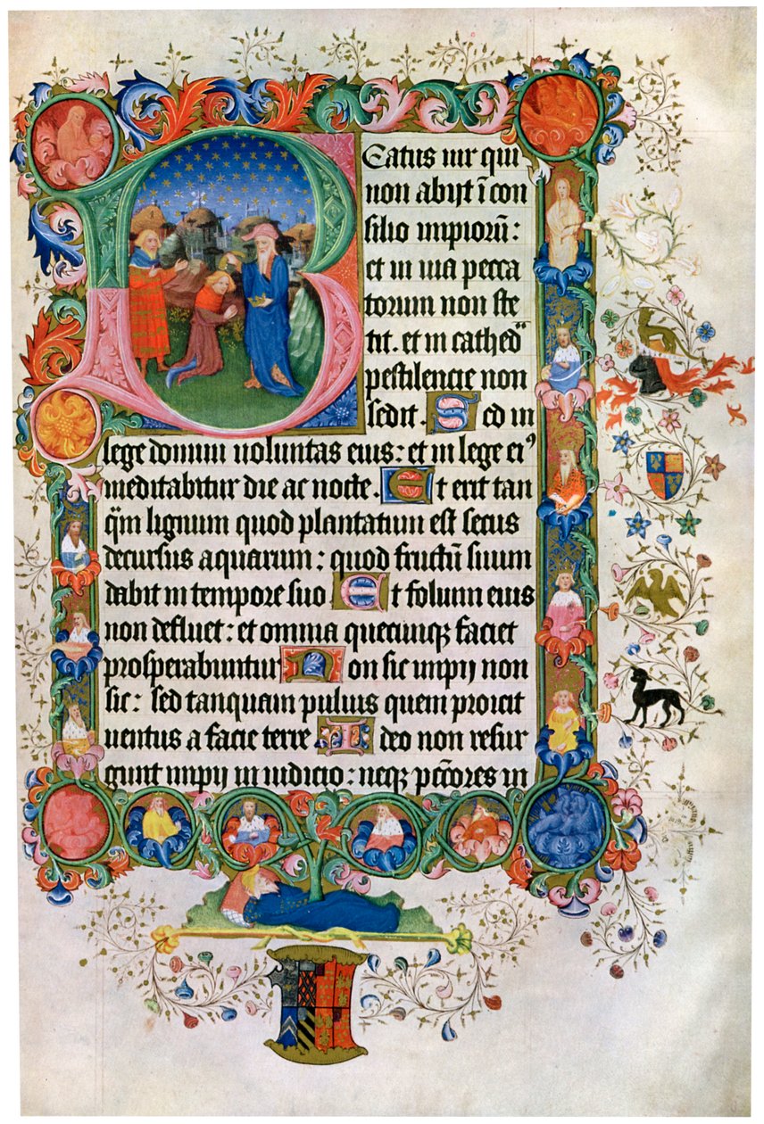 David Pomazání David, c15. století od Unbekannt