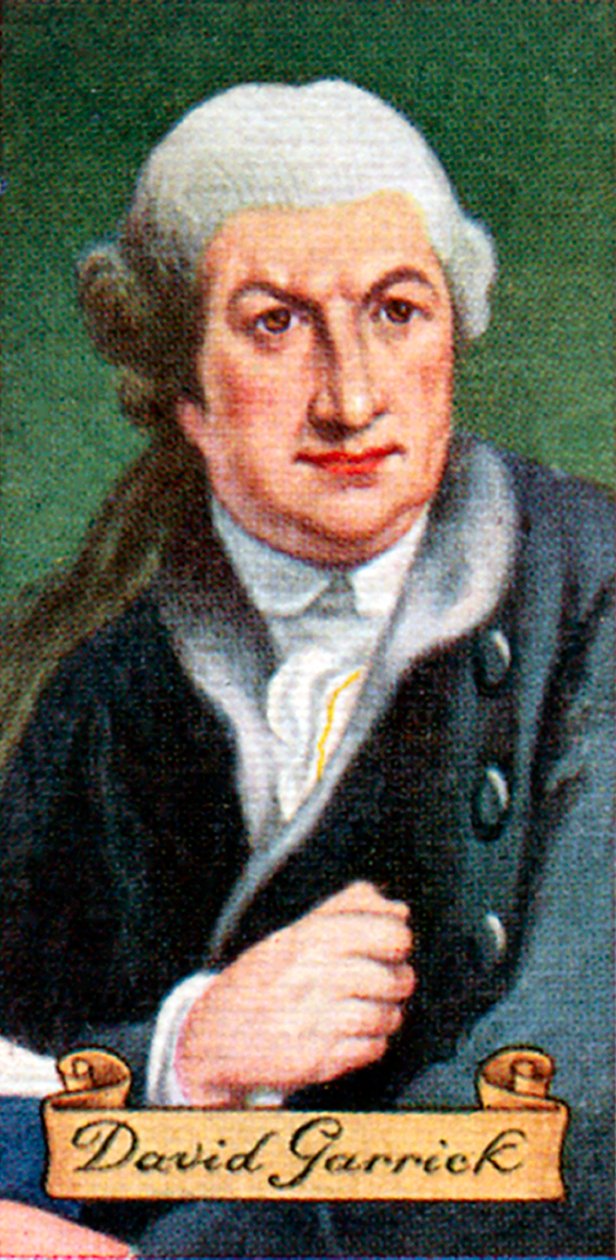 David Garrick, převzato ze série cigaretových karet, 1935 od Unbekannt