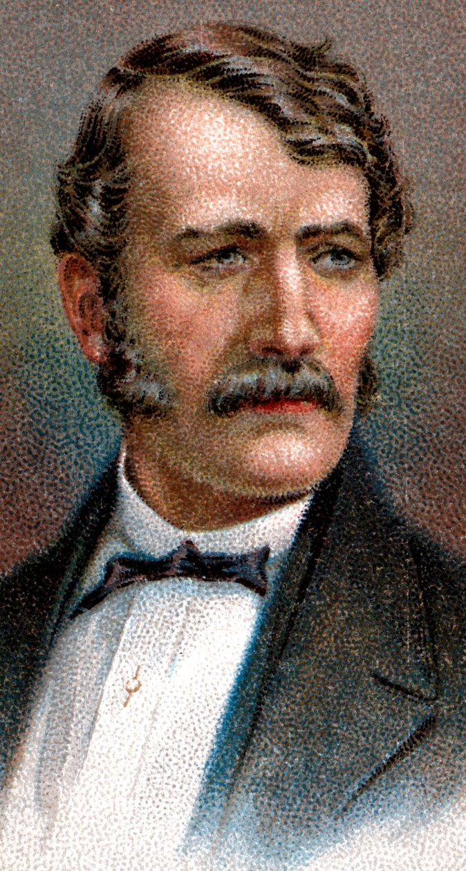 David Livingstone, skotský misionář a africký cestovatel z 19. století, kolem roku 1915 od Unbekannt