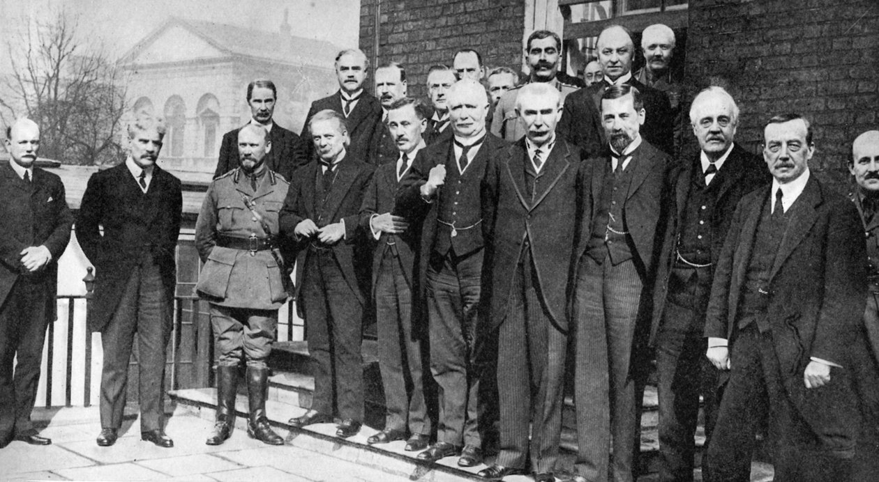 David Lloyd George, britský premiér, s některými ze svých kolegů, 1917 1936 od Unbekannt