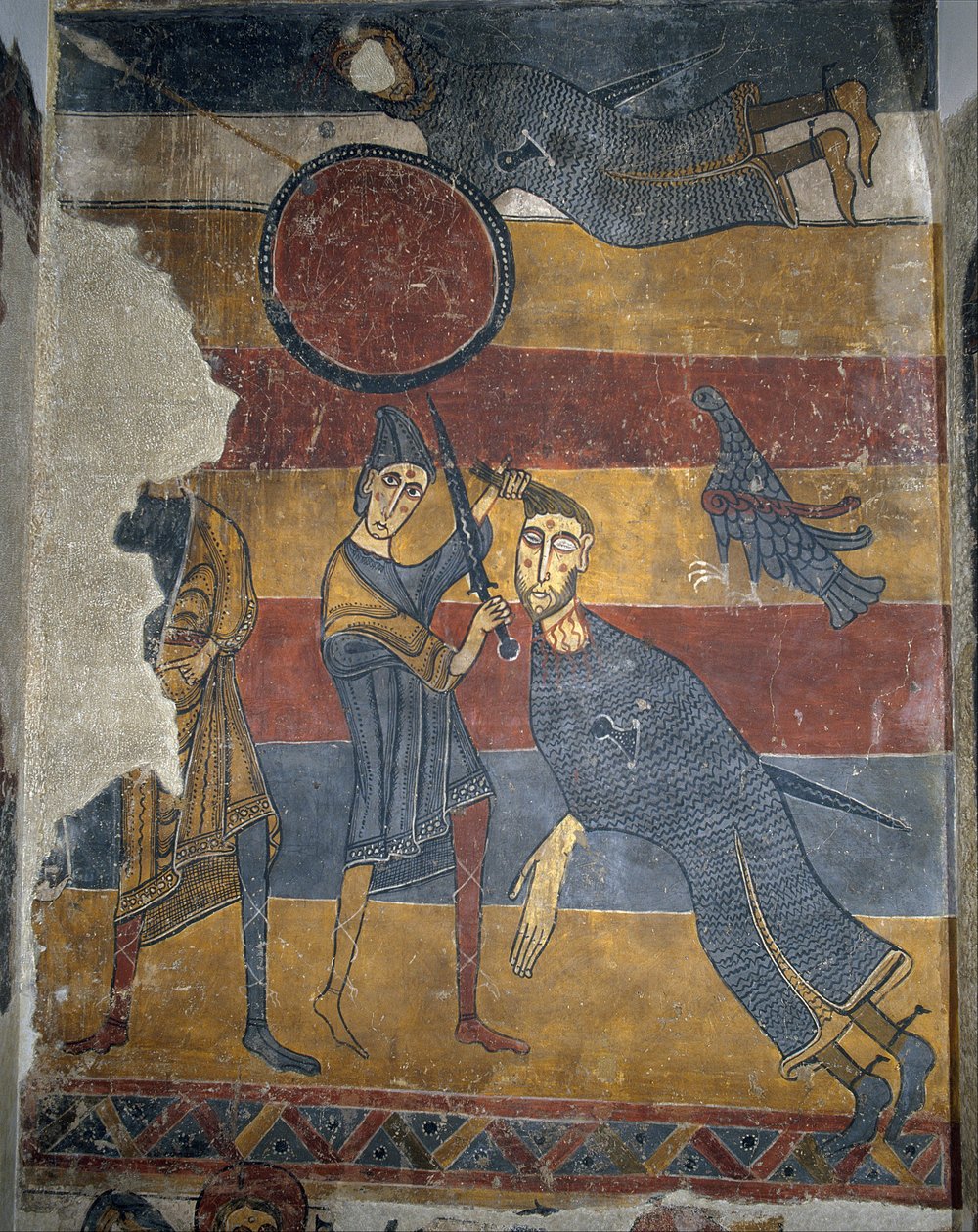 David a Goliáš ze Santa Maria de Taüll od Unbekannt