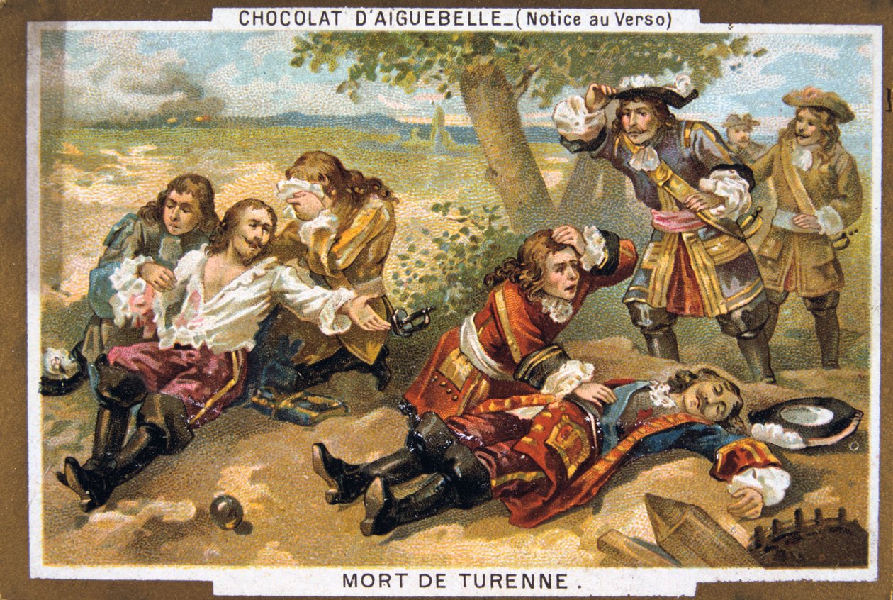 Smrt Marshalla Turenna, 1675, 19. století od Unbekannt