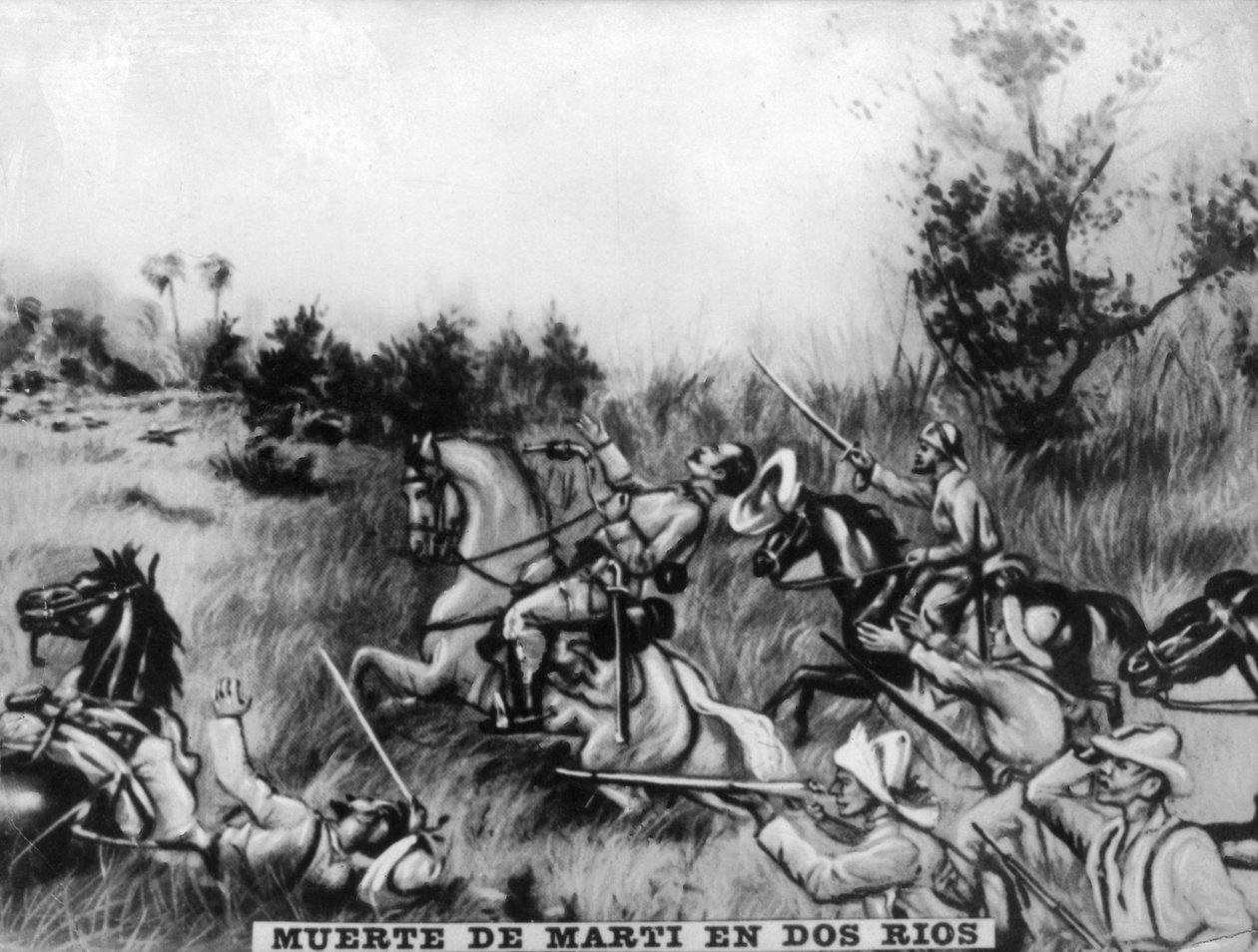 Smrt Martiho v bitvě u dvou řek, 1895, 20. léta 20. století od Unbekannt