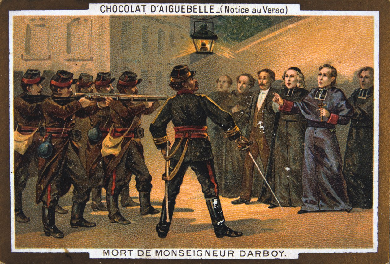Zemřel monseigneur Darboy, arcibiskup pařížský, 24. května 1871 od Unbekannt