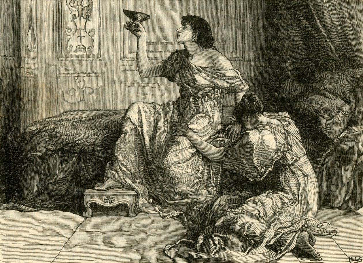 Smrt Sophonisba, 1890. od Unbekannt