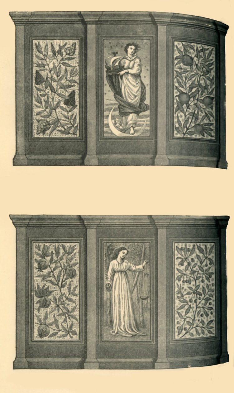 Decorations of the West Dining-Room, South Kensington Museum, c1865, 1881. od Unbekannt
