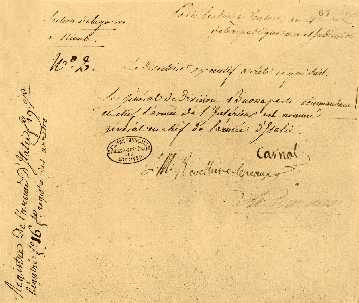Výnos výkonného ředitelství ze dne 2. března 1796, 1921. od Unbekannt