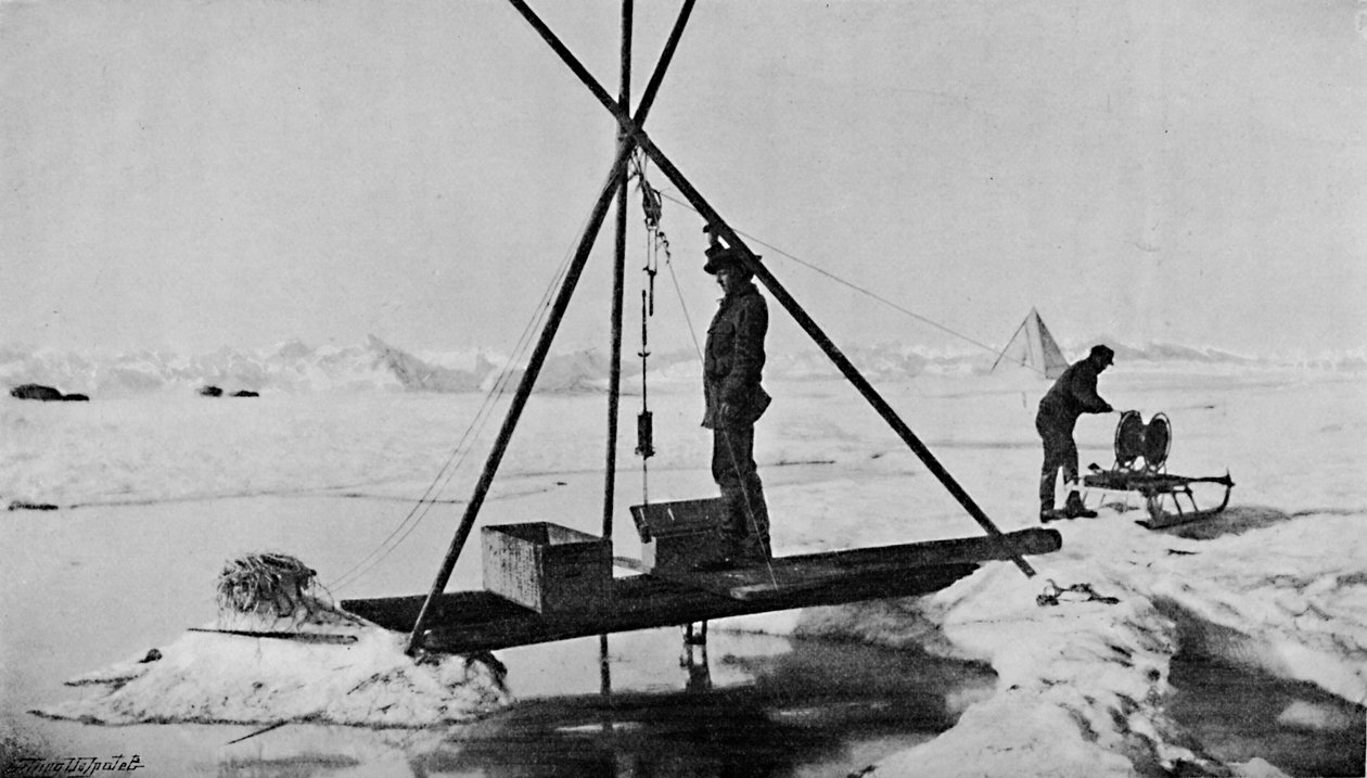 Teplota hluboké vody. Vzhůru s teploměrem. 12. července 1894, 1894 1897 od Unbekannt