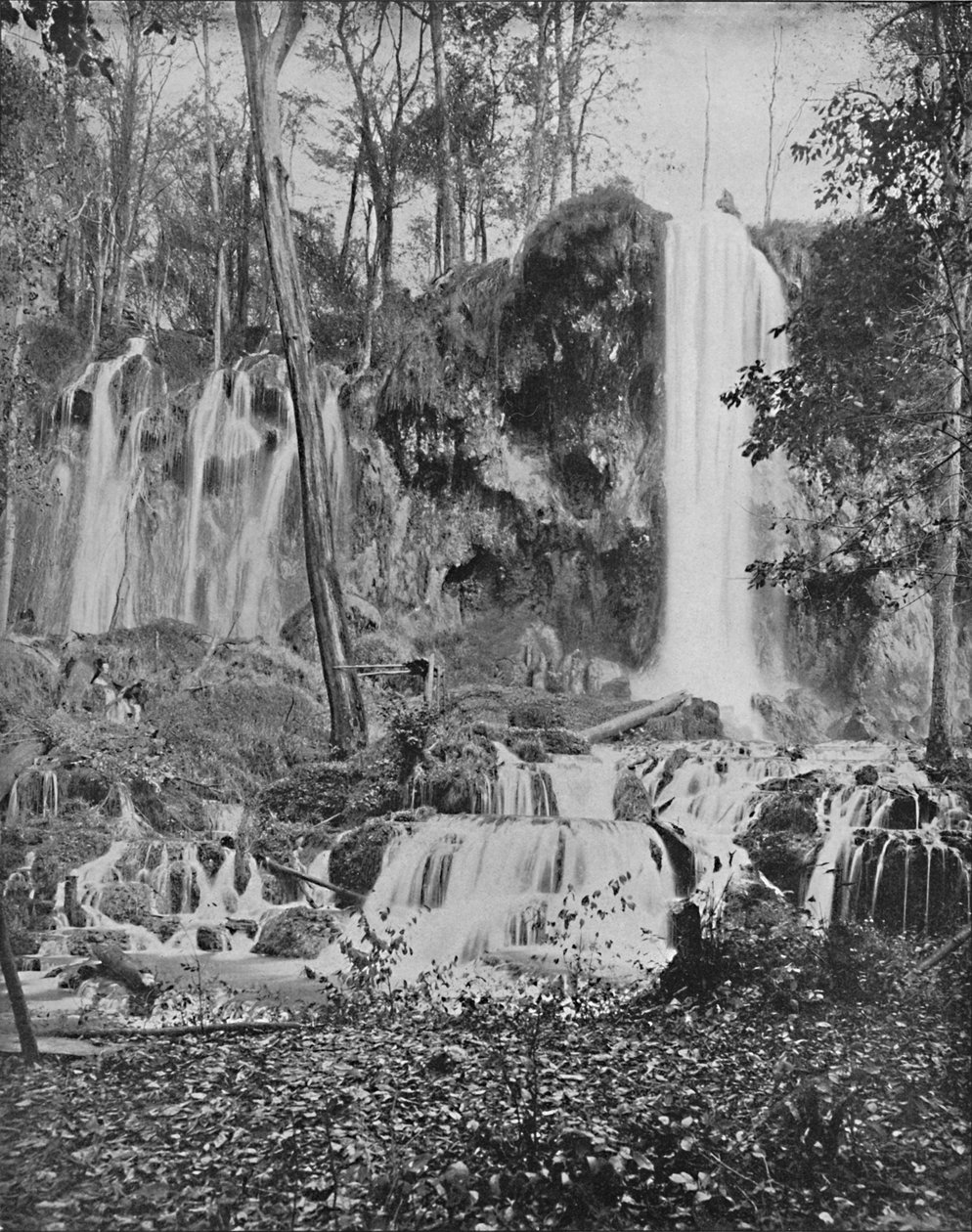 Deer Lick Falls, Mineral Springs, Virginia, c1897. od Unbekannt