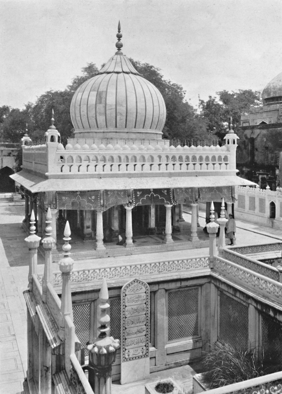 Dillí. - Hrobky Nizam-ud-dina a princezny Jahanary, d.1910. od Unbekannt