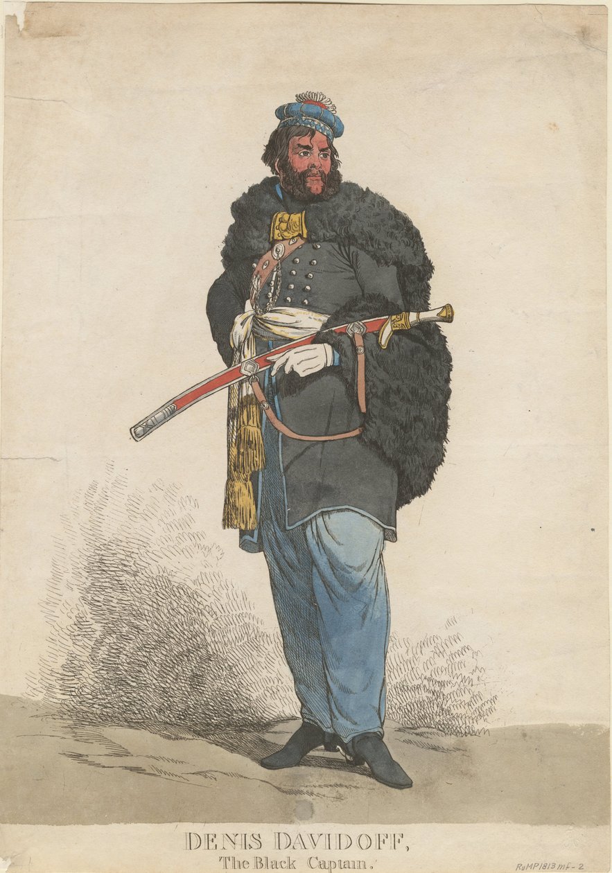 Denis Davydov 1784-1839, 1813 od Unbekannt