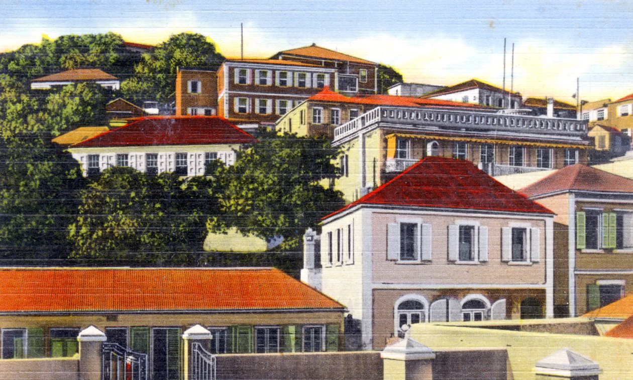 Denmark Hill, Charlotte Amalie, Saint Thomas, Panenské ostrovy, 1900 od Unbekannt