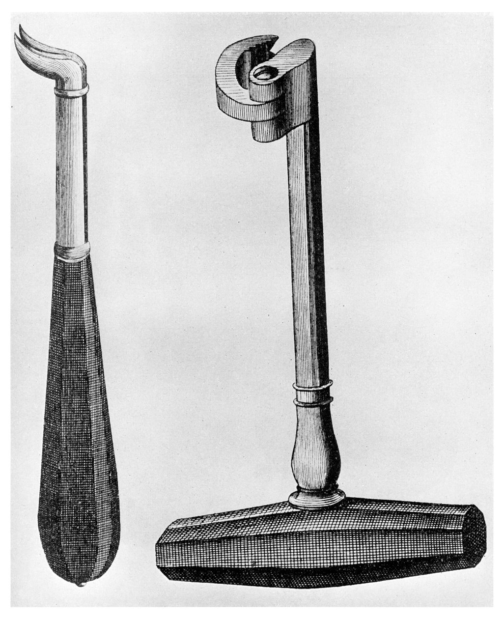 Dentální děrovač a anglický klíč, c1700 1956 od Unbekannt