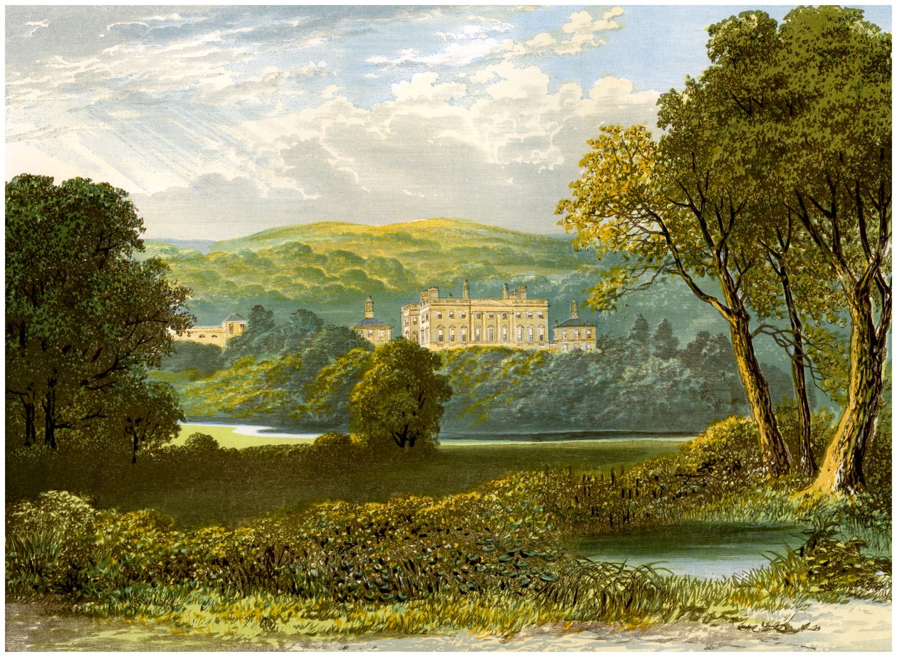 Denton Park, Yorkshire, domov rodiny Wyvillů, c1880 od Unbekannt