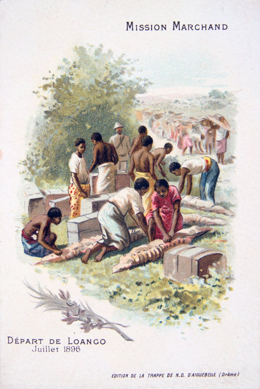 Odlet z Loango, červenec 1896 od Unbekannt