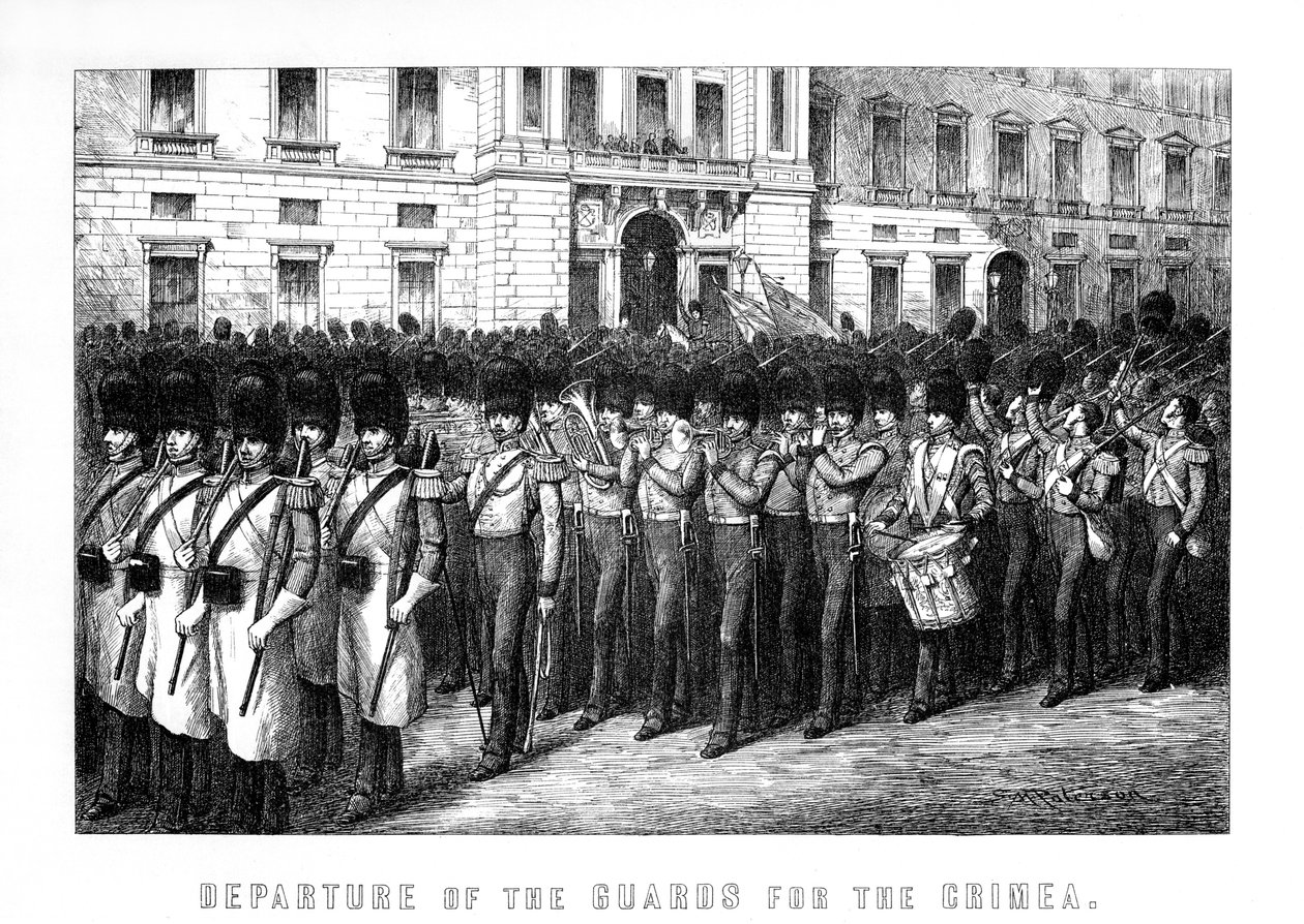 Odjezd stráží na Krym, 1854-1899 od Unbekannt