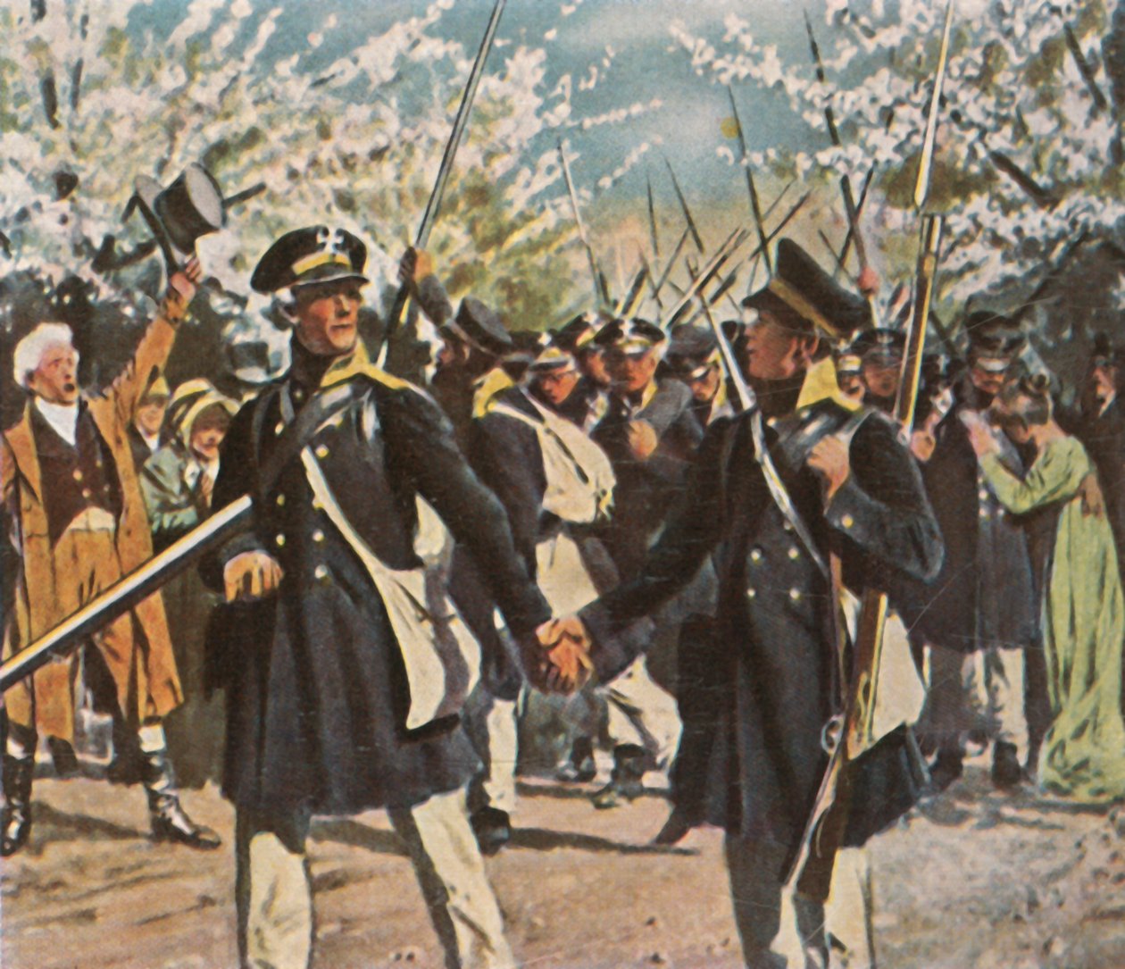 Odchod armády v boji za nezávislost, jaro 1813, 1936. od Unbekannt