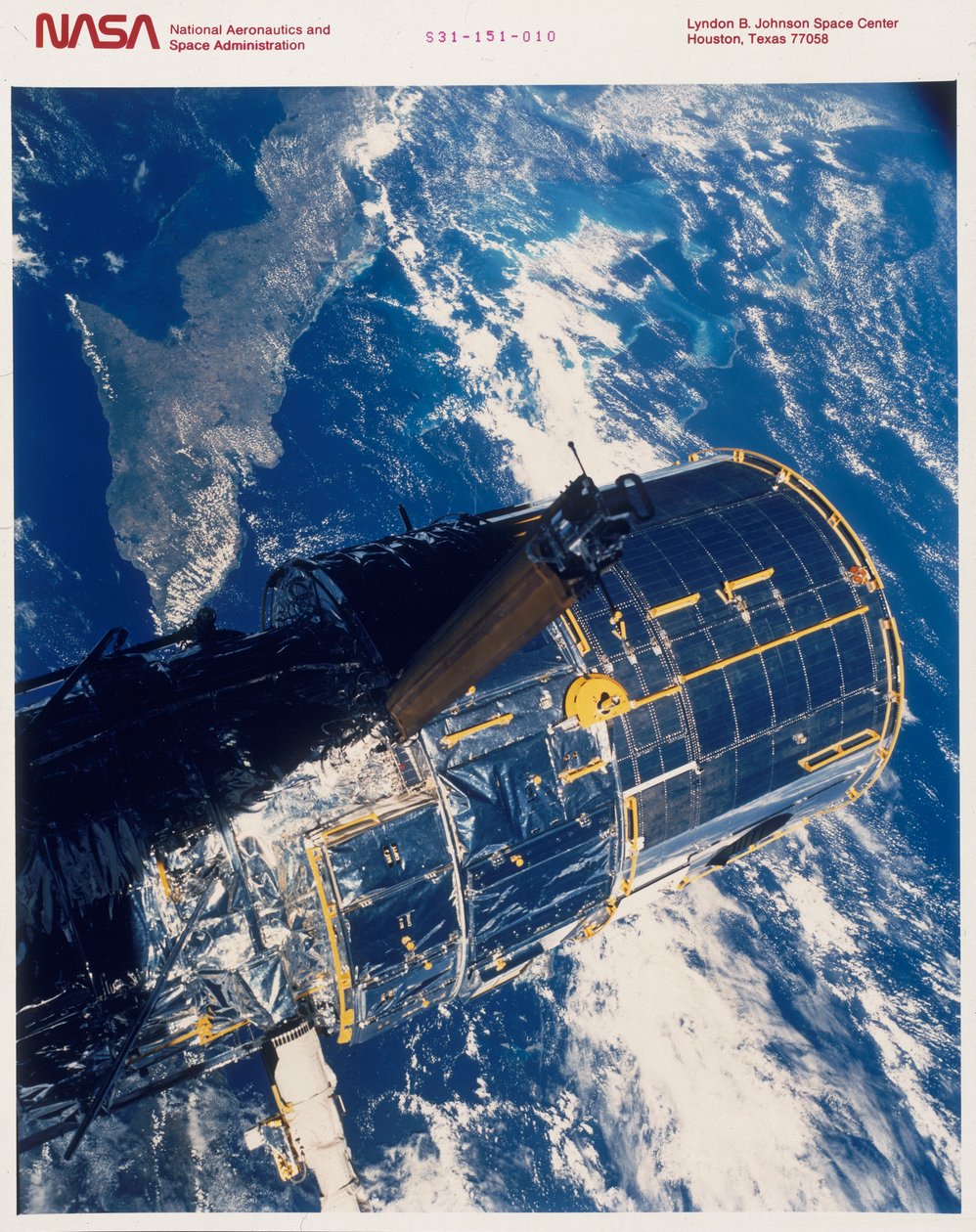 Nasazení Hubbleova vesmírného dalekohledu, 1990 od Unbekannt