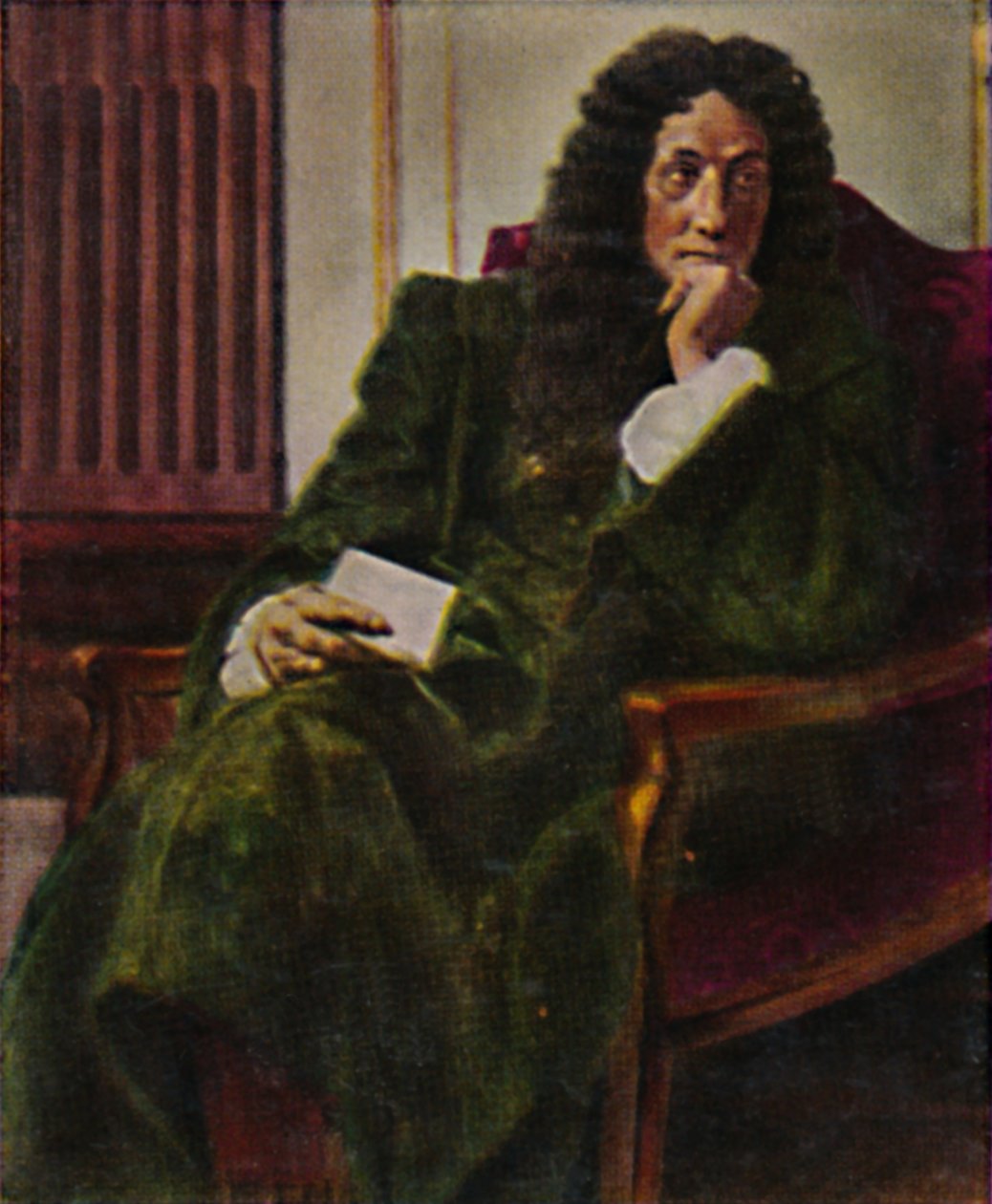 Der Philosoph Leibniz 1646-1716. - Gemälde von C. Meyer, 1934. od Unbekannt