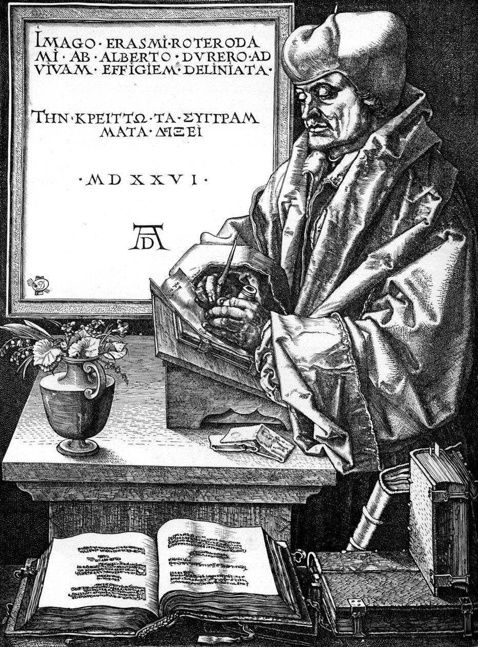 Desiderius Erasmus , holandský autor, učenec a humanista, 1893 od Unbekannt