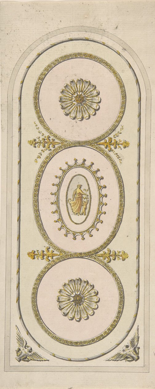 Design for a Panel, 1748-92. od Unbekannt