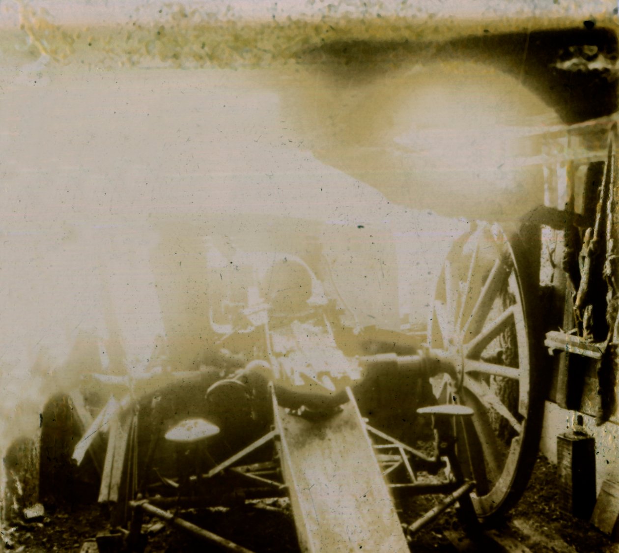 Zničeno 75, automatické protiletadlové dělo, c1914-c1918 od Unbekannt