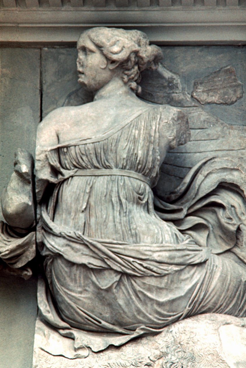 Detail z Velkého vlysu Pergamonského oltáře, 180-159 př.nl od Unbekannt