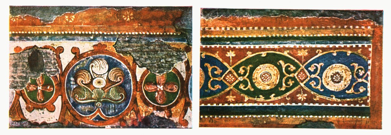 Detail vlysu z baziliky svatého Kříže, Řím, Itálie, 1928. od Unbekannt