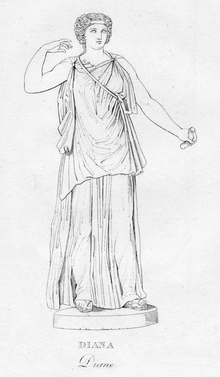 Diana Diane, c1850 od Unbekannt