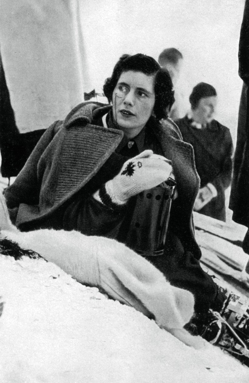 Diana Gordon Lennox, kanadská lyžařka, zimní olympijské hry, Garmisch-Partenkirchen, Německo, 1936 od Unbekannt