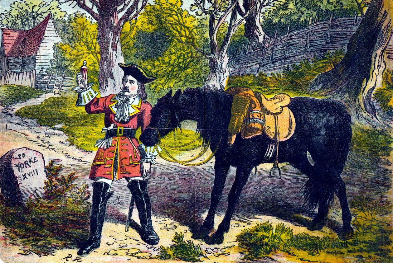 Dick Turpin 1706-1739, anglický lupič a lupič, 19. století od Unbekannt