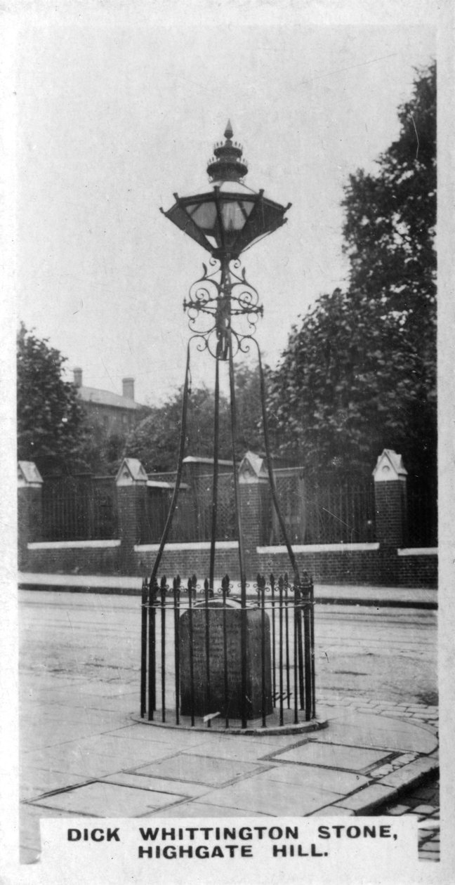 Dick Whittington Stone, Highgate Hill, Londýn, 20. léta 20. století od Unbekannt