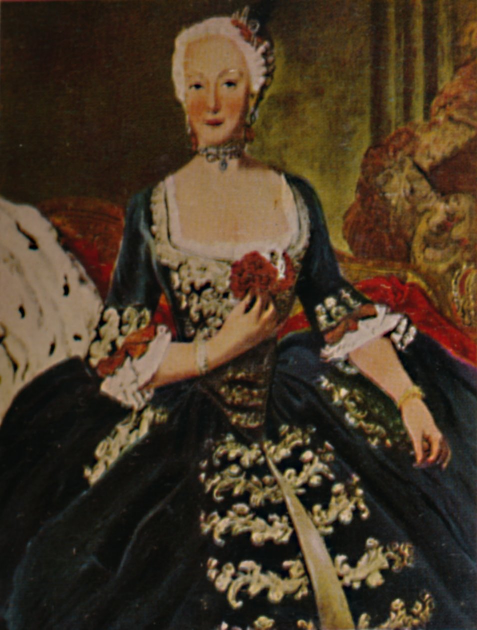 Manželka Fridricha Velikého 1715-1797. - Obraz Pesne, 1934. od Unbekannt