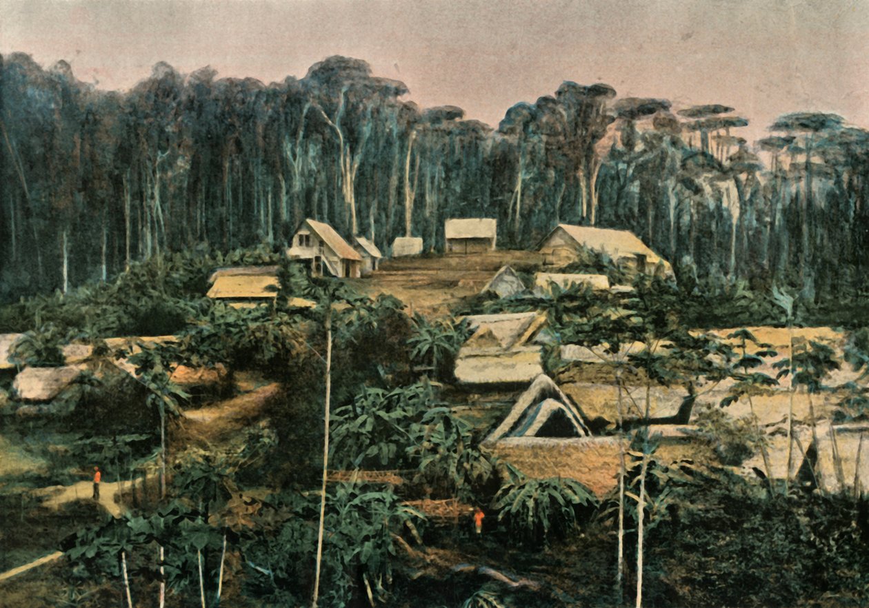 Díky bohu. Cantonment of Gold Seekers, Merci Dieu, Zlatý důl, 1900. od Unbekannt