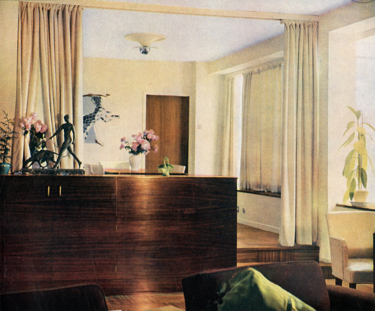 Jídelní výklenek v obývacím pokoji v Sun House, Hampstead, Londýn, 1937. od Unbekannt