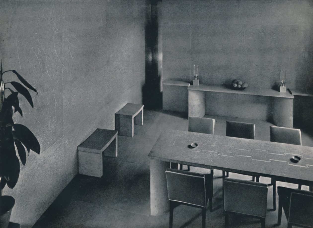 Jídelna architekta Olivera Hilla, F.R.I.B.A., 1942 od Unbekannt